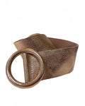 Belt in genuine Printed suede leather Made in Italy