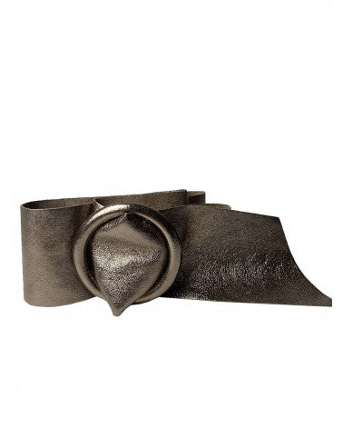 Belt in genuine Printed suede leather Made in Italy