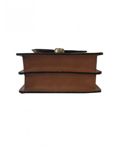 Folder in genuine Cowhide leather Made in Italy