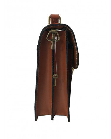 Folder in genuine Cowhide leather Made in Italy