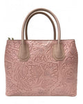 Handbag in genuine Wrinkle leather Made in Italy